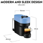 De'Longhi Vertuo Pop ENV90.A Καφετιέρα για Κάψουλες Vertuo Μπλε (ΕΩΣ 12 ΔΟΣΕΙΣ) - Image 5