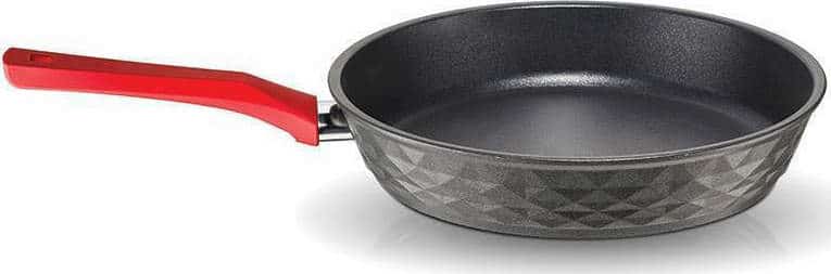 014010901-214.jpeg PYRAMIS Red Diamond (014012201) 30cm Aντικολλητικό Τηγάνι Black/Red - Image 1