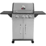 THERMOGATZ GS GRILL ELITE (03.313.208) Ψησταριά Υγραερίου 3+1 11.5 kW Inox ΕΩΣ 12 ΔΟΣΕΙΣ