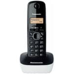 Panasonic KX-TG1611GRW Ασύρματο Τηλέφωνο με Ελληνικό Μενού Μαύρο-Λευκό