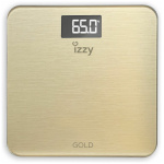 Izzy IZ-7008 224010 Ψηφιακή Ζυγαριά σε Χρυσό χρώμα