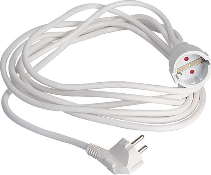 10.00.1299-c68.jpeg EUROLAMP (147-13019) Μπαλαντέζα Προέκταση Καλωδίου με Μήκος 10m Διατομής 3x1.5mm² Λευκή - Image 1