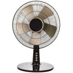 ΑΝΕΜΙΣΤΗΡΑΣ ΕΠΙΤΡΑΠΕΖΙΟΣ ΜΑΥΡΟ-ΧΡΥΣΟ Φ30 40W EUROLAMP 147-29058 ΕΩΣ 12 ΔΟΣΕΙΣ