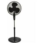 EUROLAMP 147-29088 Ανεμιστήρας με ορθοστάτη 60W Φ400 Μαύρος ΕΩΣ 12 ΔΟΣΕΙΣ