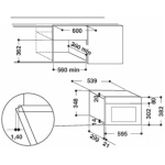 Whirlpool AMW435IX Εντοιχιζόμενος Φούρνος Μικροκυμάτων 22lt Inox - Image 2