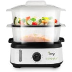 IZZY IZ-8203 Ατμομάγειρας με 3 Επίπεδα Μαγειρέματος 9lt ΕΩΣ 12 ΔΟΣΕΙΣ - Image 5