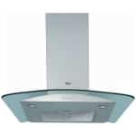 WHIRLPOOL WHG66AMX ΑΠΟΡΡΟΦΗΤΗΡΕΣ ΚΑΜΙΝΑΔΑ ΜΕ ΓΥΑΛΙ 62CM ΕΩΣ 12 ΔΟΣΕΙΣ