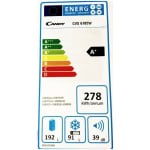 CANDY CVS6182W Ψυγειοκαταψύκτης Λευκός A+ ΕΩΣ 12 ΔΟΣΕΙΣ - Image 2