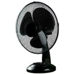EUROLAMP 300-20500 Ανεμιστήρας επιτραπέζιος μαύρος Φ30 40W