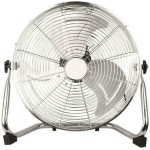 EUROLAMP 300-21503 Ανεμιστήρας δαπέδου ΙΝΟΧ Φ45 100W