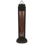 EUROLAMP 300-42051 Πύργος 1200W Περιστρεφόμενος IP65 Carbon Tube ΕΩΣ 12 ΔΟΣΕΙΣ