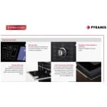 PYRAMIS 60ΑΠ 1007 Φούρνος άνω Πάγκου 60cm 66lt χωρίς Εστίες ΕΩΣ 12 ΔΟΣΕΙΣ - Image 3