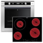 WHIRLPOOL AKZM8350IXL + AKT8600IX Κουζίνα Εντοιχιζόμενη με Εστίες Κεραμικές ΕΩΣ 12 ΔΟΣΕΙΣ