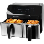Singer AF-4630 Air Fryer με Διπλό Αποσπώμενο Κάδο 8.6lt Μαύρο (ΕΩΣ 12 ΔΟΣΕΙΣ) - Image 2