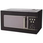 ALO C20UGP21-E70 Φούρνος μικροκυμάτων 20Lt 700Watt με Grill Retro Black Καθρέπτης ΕΩΣ 12 ΔΟΣΕΙΣ