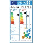 Sang AS12IN / AS12OUT Κλιματιστικό inverter 12000 BTU A+/A++ Λευκό  ΕΩΣ 12 ΔΟΣΕΙΣ - Image 2