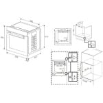BEKO BBIE12300XD Φούρνος άνω Πάγκου 72lt χωρίς Εστίες Π59.4εκ. Inox ΕΩΣ 12 ΔΟΣΕΙΣ - Image 3