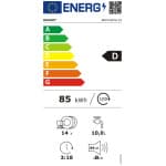 BRANDT BDF424DW Ελεύθερο Πλυντήριο Πιάτων για 14 Σερβίτσια Π59.8xY84.5εκ. Λευκό D ΕΩΣ 12 ΔΟΣΕΙΣ - Image 2