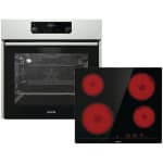 GORENJE BO735E301X + ECT641BSC Φούρνος άνω Πάγκου 71lt με Εστίες Κεραμικές ΕΩΣ 12 ΔΟΣΕΙΣ