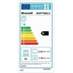 BRANDT BOP7568LX Φούρνος άνω Πάγκου 73lt χωρίς Εστίες Π56εκ. Μαύρος ΕΩΣ 12 ΔΟΣΕΙΣ - Image 3
