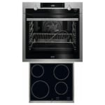 AEG BPE556320M + HK624000XB Κουζίνα Εντοιχιζόμενη Ατμού με Κεραμικές Εστίες ΕΩΣ 12 ΔΟΣΕΙΣ