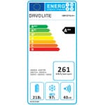 DAVOLINE CBNF 357 BL ΝΕ Ψυγειοκαταψύκτης Total NoFrost Μαύρος A++ ΕΩΣ 12 ΔΟΣΕΙΣ - Image 2