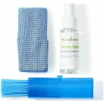 NEDIS CLSN110BU 3-σε-1 κιτ καθαρισμού, 35 ml υγρό + πανάκι + βουρτσάκι