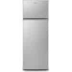 INVENTOR DP1590S  Ψυγείο Δίπορτο Inox 235LT ΕΩΣ 12 ΔΟΣΕΙΣ