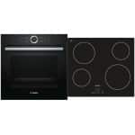BOSCH HBG633NB1 + PKE611B17 Κουζίνα Εντοιχιζόμενη με Κεραμικές Εστίες 71lt ΕΩΣ 12 ΔΟΣΕΙΣ