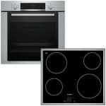 BOSCH HBA3140S0 + PKE645B17E Φούρνος 71lt άνω Πάγκου με Εστίες Κεραμικές A ΕΩΣ 12 ΔΟΣΕΙΣ