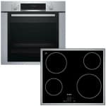 BOSCH HBA334YS0 + PKE645B17E Φούρνος άνω Πάγκου 71lt με Εστίες Κεραμικές ΕΩΣ 12 ΔΟΣΕΙΣ