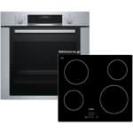 BOSCH HBA357BSO + PKE611B17E Κουζίνα Εντοιχιζόμενη με Κεραμικές Εστίες ΕΩΣ 12 ΔΟΣΕΙΣ