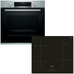 BOSCH HBA5360S0 + PIE611BB1E Φούρνος 71lt άνω Πάγκου με Εστίες Επαγωγικές A ΕΩΣ 12 ΔΟΣΕΙΣ