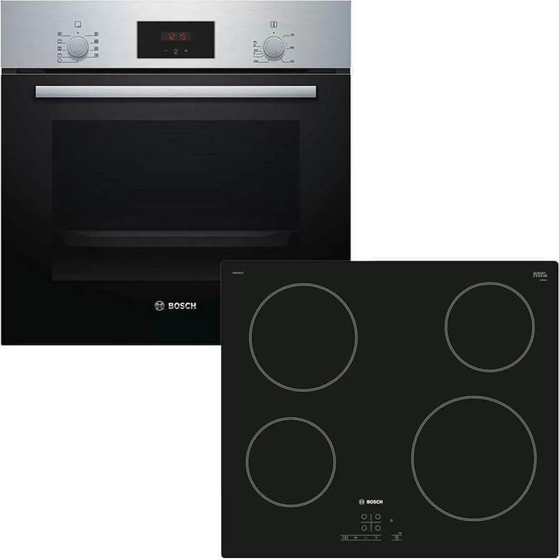 HBF134YS1-PKE611B17E-fa5.jpeg BOSCH HBF134YS1 + PKE611B17E Φούρνος 66lt άνω Πάγκου με Εστίες Κεραμικές A ΕΩΣ 12 ΔΟΣΕΙΣ - Image 1