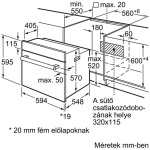 BOSCH HBF154YS0 Φούρνος άνω Πάγκου 66lt χωρίς Εστίες Π59.4εκ. ΕΩΣ 12 ΔΟΣΕΙΣ - Image 3