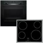 BOSCH HBG5370B0 + PKE645B17E Φούρνος άνω Πάγκου 71lt με Εστίες Κεραμικές Α ΕΩΣ 12 ΔΟΣΕΙΣ