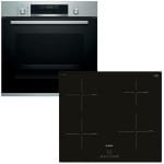 BOSCH HBG5780S6 + PUE611BB1E Φούρνος 71lt άνω Πάγκου με Εστίες Επαγωγικές A ΕΩΣ 12 ΔΟΣΕΙΣ