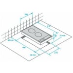 Beko HDMC 32200 X Domino Κεραμική Εστία Αυτόνομη ΕΩΣ 12 ΔΟΣΕΙΣ - Image 2
