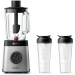 PHILIPS HR3655/00 Μπλέντερ για Smoothies με Γυάλινη Κανάτα 1.8lt 1400W Inox ΕΩΣ 12 ΔΟΣΕΙΣ - Image 2