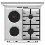 GORENJE K6351WF Κουζίνα Ηλεκτρική 71lt με Εστίες Αερίου & Ρεύματος ΕΩΣ 12 ΔΟΣΕΙΣ - Image 4
