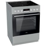 Korting KEC6C60XPC Κουζίνα 71lt με Κεραμικές Εστίες Π60εκ. Inox ΕΩΣ 12 ΔΟΣΕΙΣ