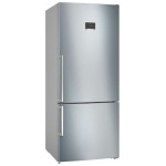Bosch KGN76XIEP Ψυγειοκαταψύκτης 526lt NoFrost Υ186xΠ75xΒ80εκ. Inox ΕΩΣ 12 ΔΟΣΕΙΣ