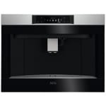 AEG KKA894500M Αυτόματη Μηχανή Espresso Εντοιχιζόμενη 1350W Πίεσης 15bar με Μύλο Άλεσης Ασημί ΕΩΣ 12 ΔΟΣΕΙΣ
