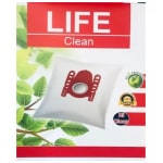 Σακούλες σκούπας υφασμάτινες Life Clean (5 τμχ) συμβατή με σκούπα Princess VL-614 (ΕΩΣ 12 ΔΟΣΕΙΣ)