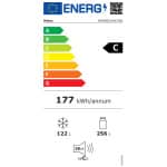 Midea Ψυγειοκαταψύκτης 378lt Total NoFrost Υ198.4xΠ59.5xΒ65.6εκ. Inox MDRB521MIC46A (ΕΩΣ 12 ΔΟΣΕΙΣ) - Image 2