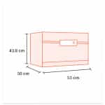 Midea MTD55S400W Πλυντήριο Πιάτων Πάγκου για 6 Σερβίτσια Π55xY43.8εκ. Λευκό (ΕΩΣ 12 ΔΟΣΕΙΣ) - Image 3