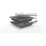 Pitsos PHST49250 Κουζίνα 63lt με Κεραμικές Εστίες Π60cm Inox ΕΩΣ 12 ΔΟΣΕΙΣ - Image 5
