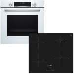 BOSCH HBA5570W0 + PIE611BB1E Φούρνος 71lt άνω Πάγκου με Εστίες Επαγωγικές A ΕΩΣ 12 ΔΟΣΕΙΣ