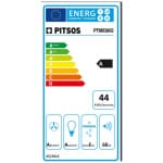 Pitsos PTI8E66G Απορροφητήρας Καμινάδα 80cm Μαύρος ΕΩΣ 12 ΔΟΣΕΙΣ - Image 2