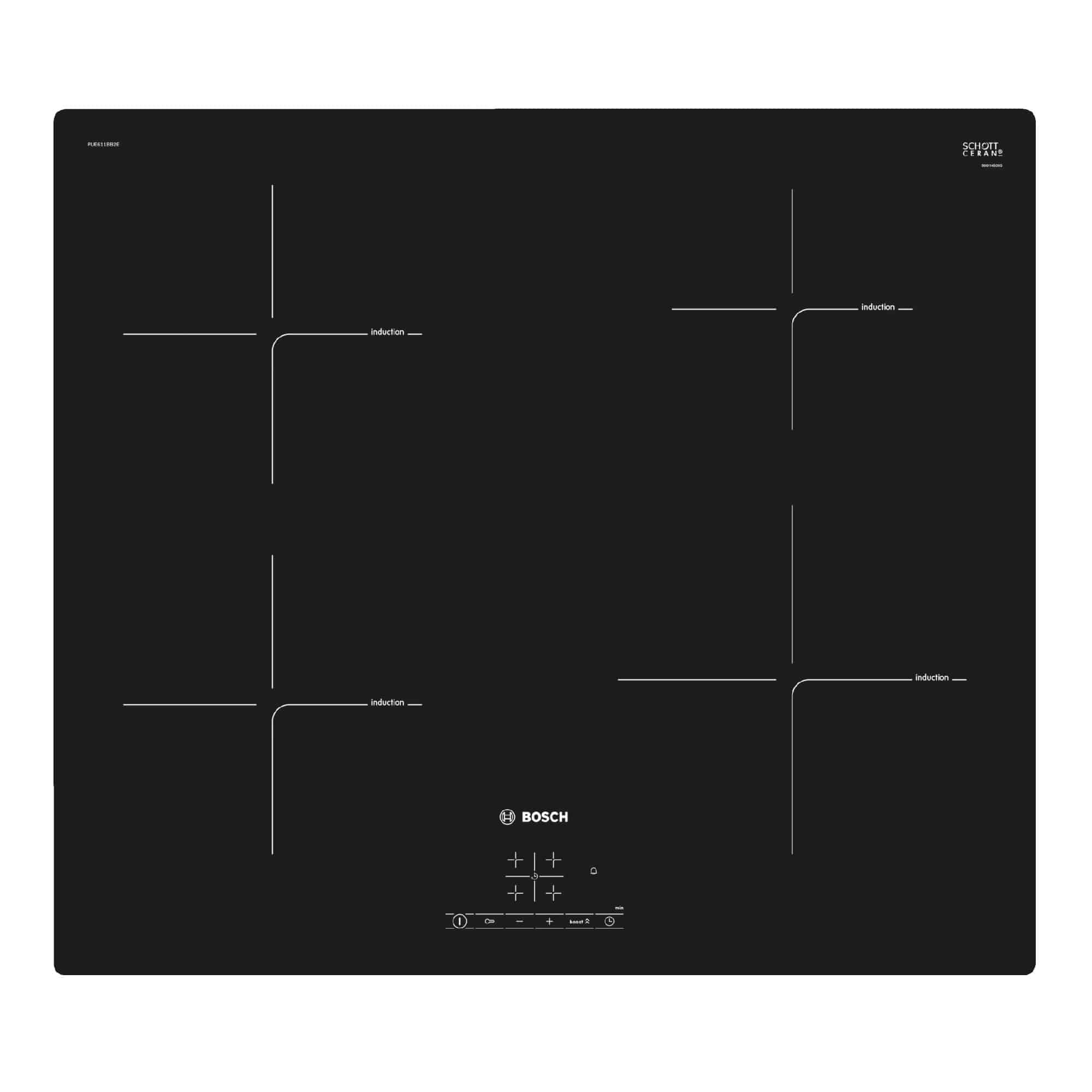 PUE611BB2E_01-9ec.jpg BOSCH PUE611BB2E Επαγωγική Εστία Άνω Πάγκου 60cm ΕΩΣ 12 ΔΟΣΕΙΣ - Image 1